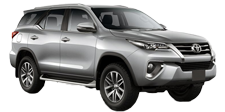 Toyota Fortuner 4X4 AT on rent for self drive in Delhi
