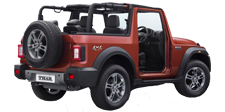 Mahindra Thar 4x4 Convertible AT on rent for self drive in Delhi